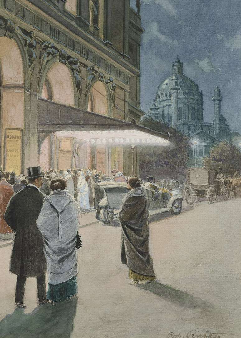 "Concerto no Musikverunde em Viena", 1913.