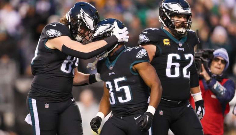 Philadelphia Eagles terminou com a melhor campanha da temporada regular junto com o Kansas City - Foto: (Kiel Leggere/Philadelphia Eagles)