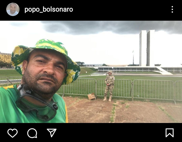 Sergipano de Itabaiana, Luciano Oliveira dos Santos, conhecido como Popó Bolsonaro