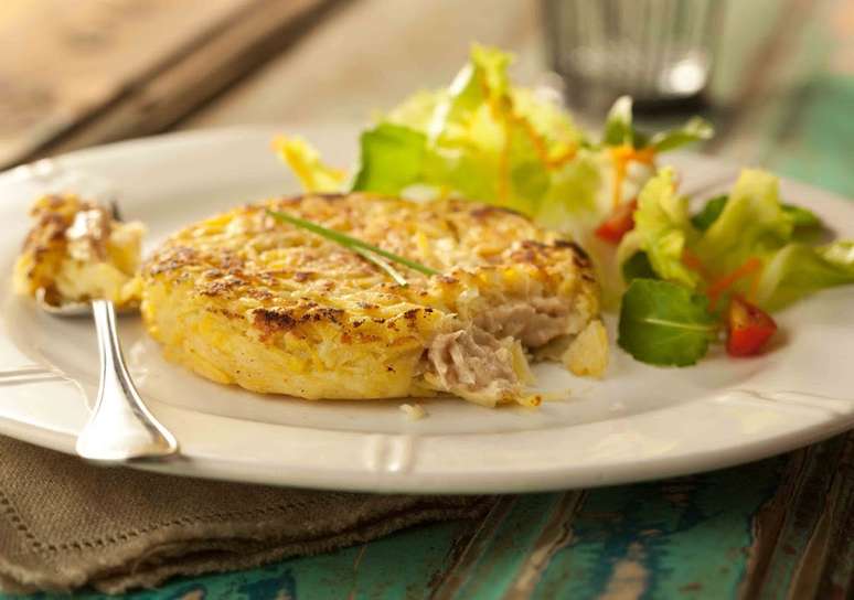 Guia da Cozinha - Almoço saudável: receita de batata-doce rosti com patê de atum light