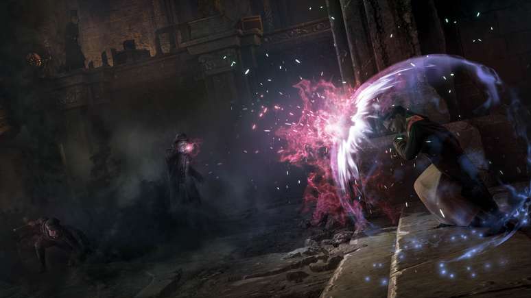 Vários feitiços podem ser usados em combate em Hogwarts Legacy