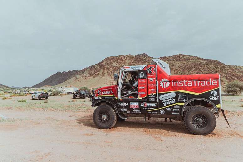 Ales Loprais era o l&iacute;der dos caminh&otilde;es no Dakar 