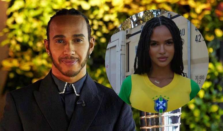 Lewis Hamilton é apontado como affair da modelo e atriz brasileira Juliana Nalú, de 24 anos.