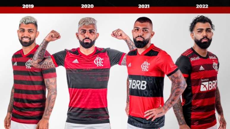 Gabigol é o sexto jogador na história a vestir as camisas 10 de