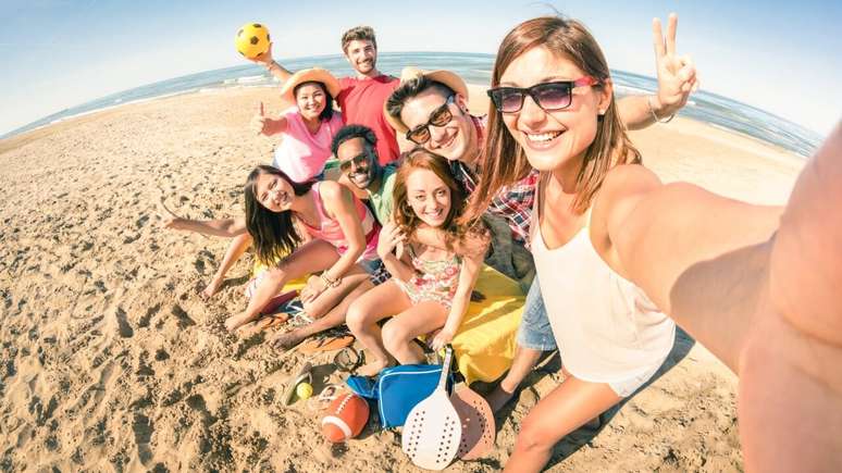 Esportes na areia e mar