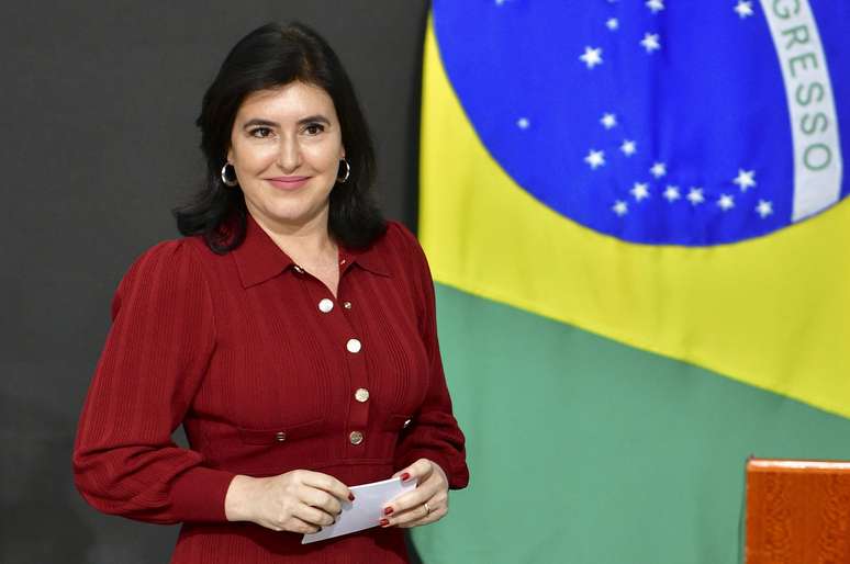 Posse de Simone Tebet como Ministra do Ministério do Planejamento e Orçamento  