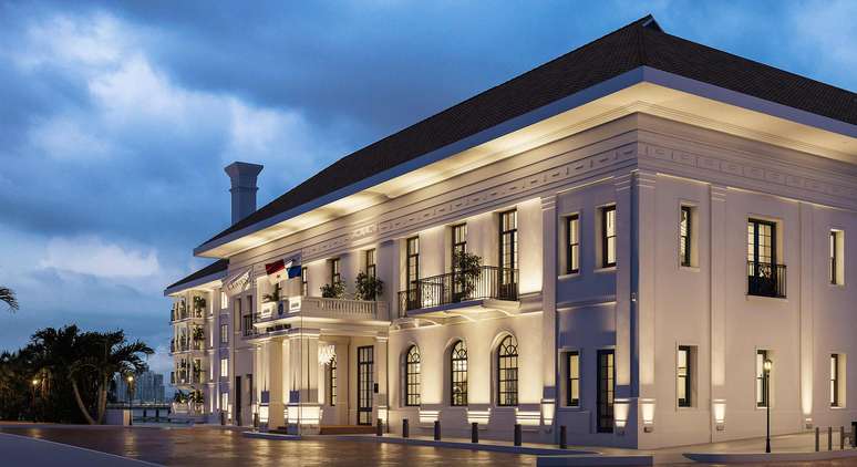 O hotel ocupa um edif&iacute;cio imponente que j&aacute; recebeu personalidades famosas e foi cen&aacute;rio de filme.