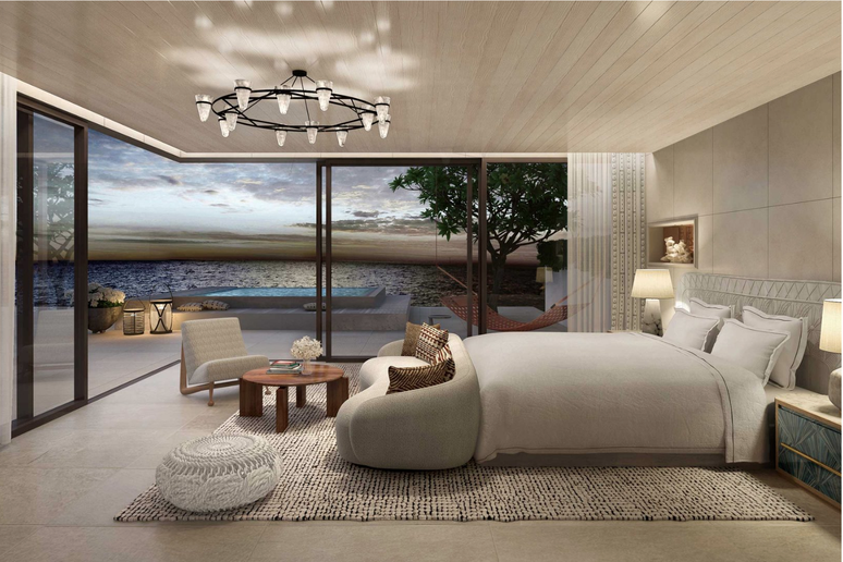 O One&Only abriu m&atilde;o de uma localiza&ccedil;&atilde;o central em Atenas para ter quartos com vista para o oceano e piscinas privativas.