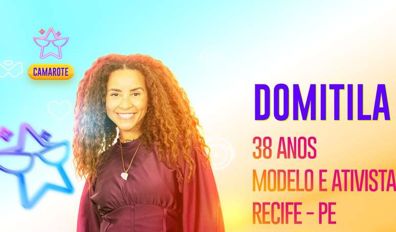 BBB 23: Domitila Barros é ativista social e modelo.
