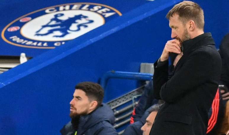 Graham Potter não esconde dificuldades de treinar o Chelsea (Foto: GLYN KIRK / IKIMAGES / AFP)