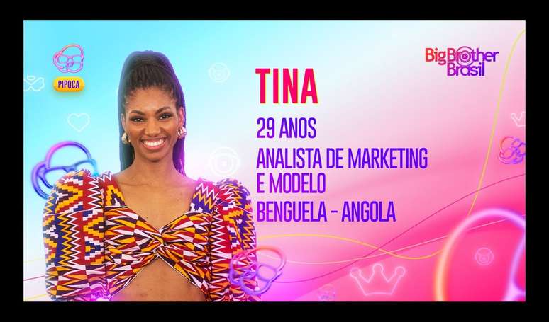 'BBB 23': Tina é anunciada no reality.