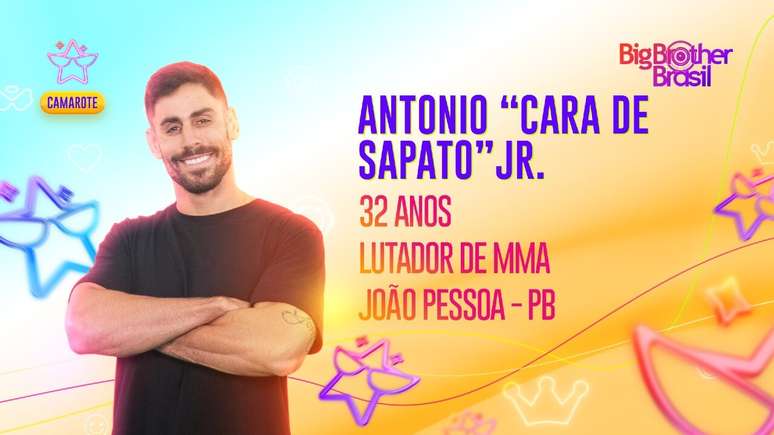 Lutador Antônio "Cara de Sapato" no BBB 23 -