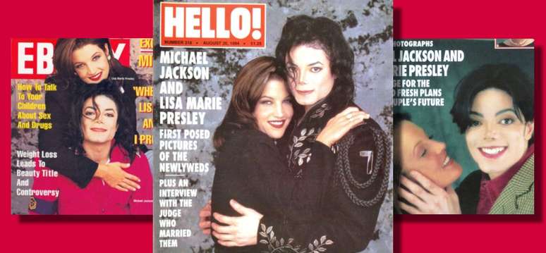 Lisa Marie e Michael Jackson foram o casal mais midiático do planeta entre 1994 e 1996, enquanto durou o casamento