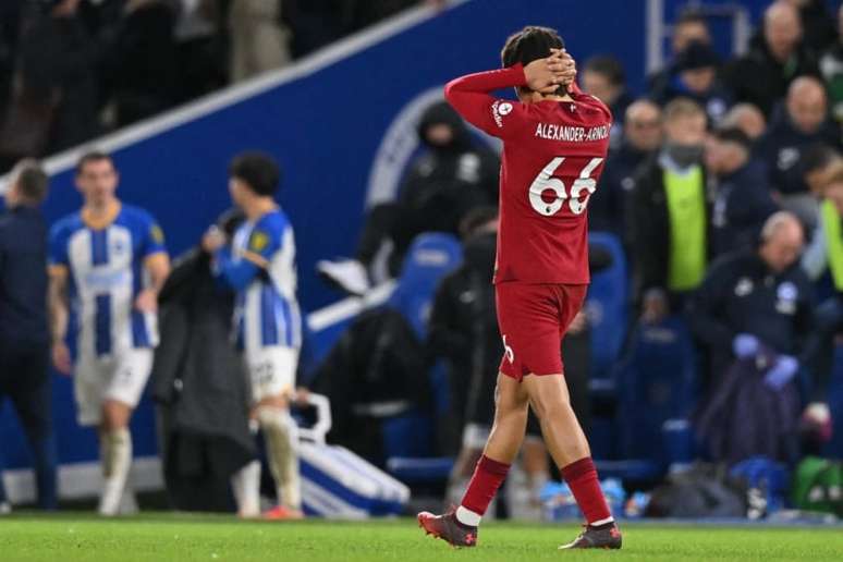 Liverpool perde para o Brighton no Inglês (Foto: GLYN KIRK / AFP)