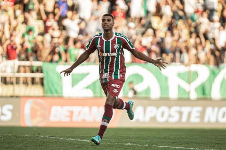 Alan marcou o segundo gol da vitória do Fluminense sobre o Resende (Foto: Marcelo Gonçalves/Fluminense FC)