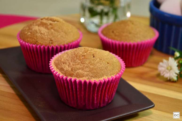 Muffin de chá verde com aveia – Foto: Guia da Cozinha