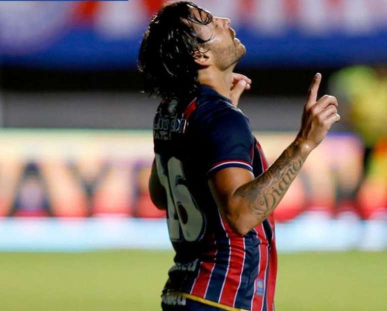 Ricardo Goulart foi o nome do Bahia neste domingo (Felipe Oliveira/Bahia)