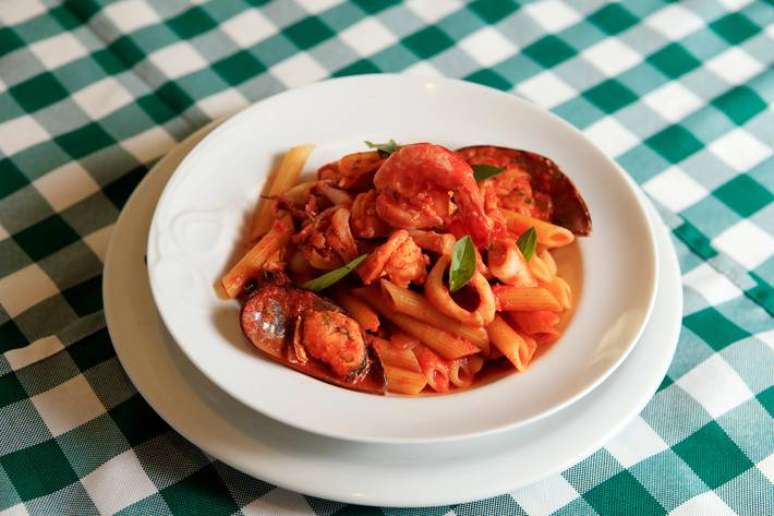 Penne alla mariana é um dos carros-chefes do Carlino