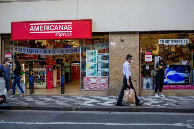 Lojas Americanas da Rua do Arouche, no centro de São Paulo.