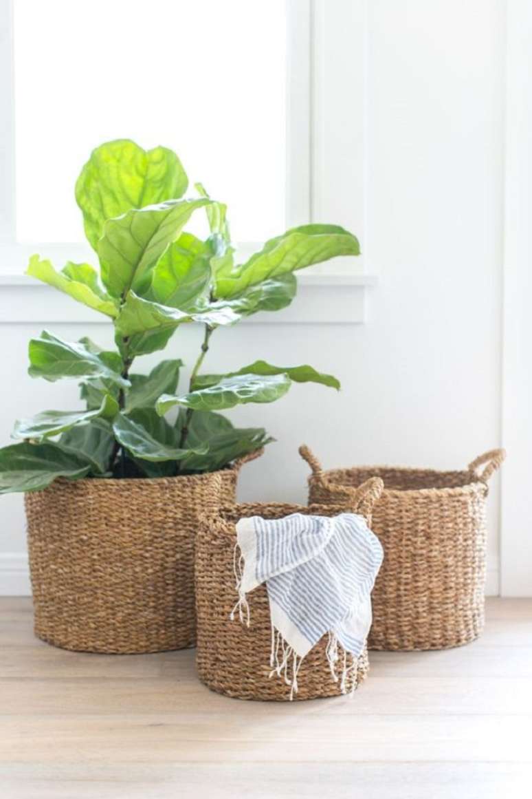 19. Cesto de palha &ndash; Foto The Little Market