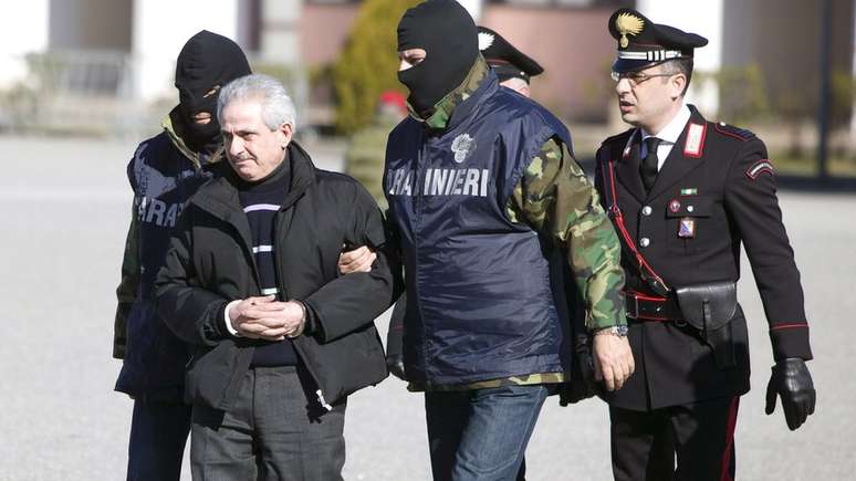 Pasquale Condello, histórico chefe da 'Ndrangheta, foi preso na Calábria em 2008