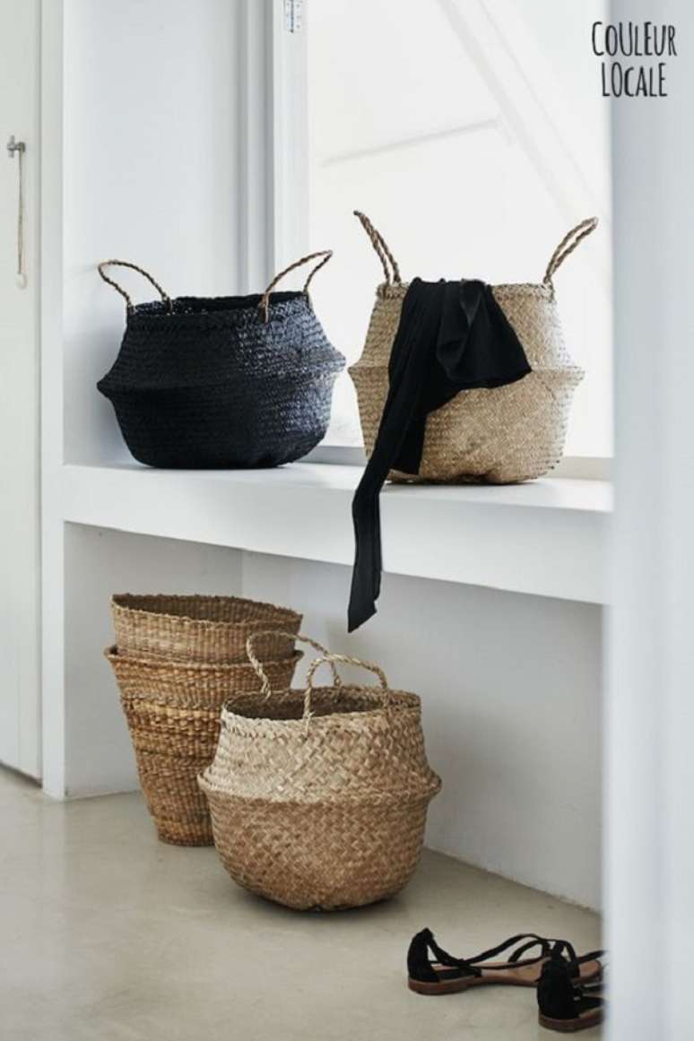 47. Modelos de cesto de palha &ndash; Foto Vosges Paris