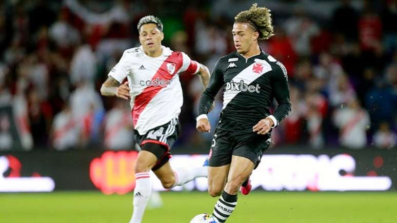 Vasco vai perdendo para o River Plate, por 2 a 0 (Daniel RAMALHO/VASCO)