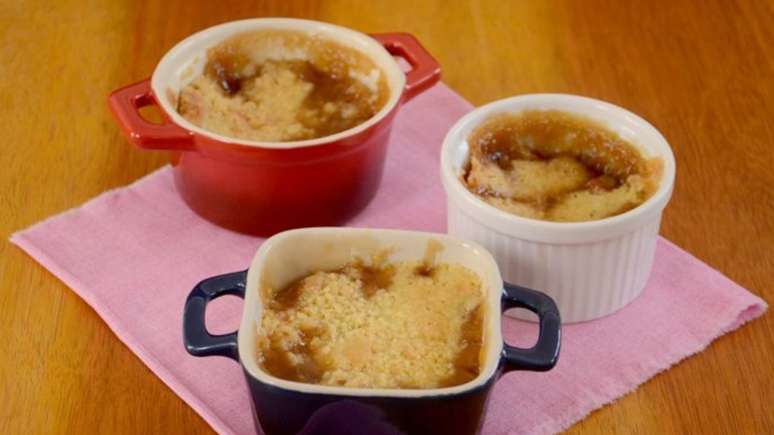 Crumble de maçã – Foto: Guia da Cozinha