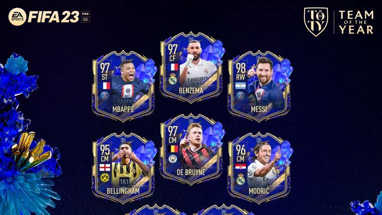 TOTY completo chegará ao FIFA Ultimate Team 2023 em 26 de janeiro