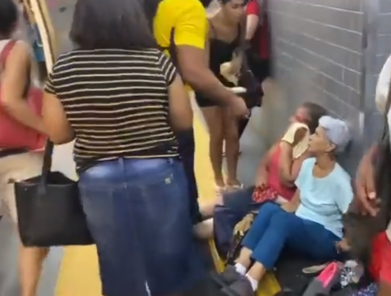 Passageiros ficaram feridos em incidente no metrô do Rio 