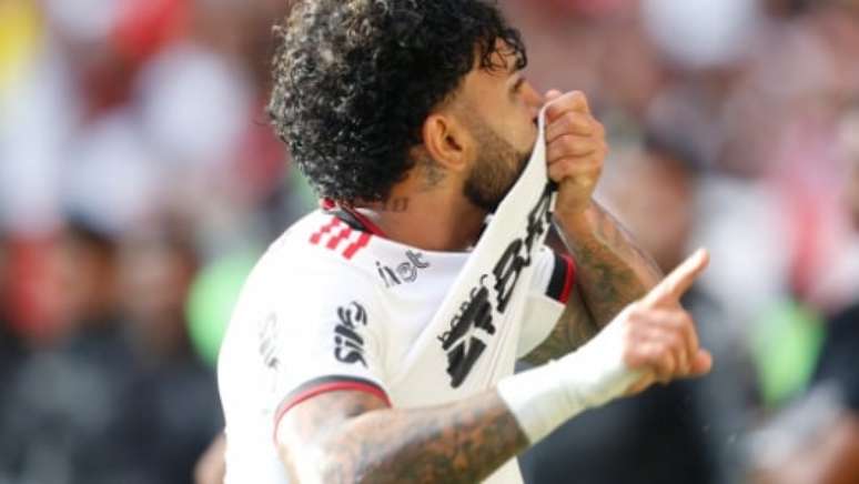 Gabigol entrou na etapa final e balançou as redes (Foto: Divulgação/ Flamengo)