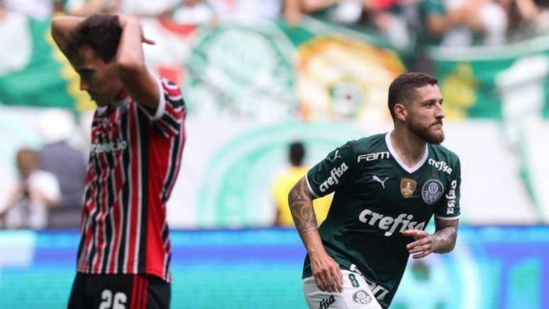 Zé Rafael marcou um dos gols do Palmeiras na final do Paulistão-2022 (Foto: Cesar Greco/Palmeiras)