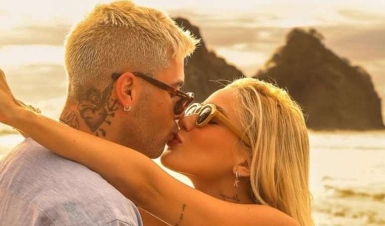 Karoline Lima e Gui Ara&uacute;jo protagonizam ensaio rom&acirc;ntico em Fernando de Noronha.