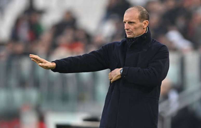 O técnico da Juventus, Massimiliano Allegri