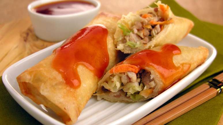 Rolinho primavera &ndash; Foto: Guia da Cozinha