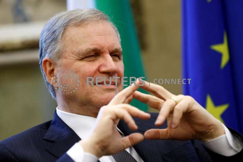 Membro do Conselho do Banco Central Europeu (BCE) Ignazio Visco 
31/05/2021. REUTERS/Guglielmo Mangiapane