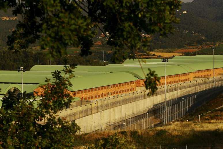 Vista aérea do centro penitenciário de Brians 2, em Barcelona, na Espanha. 