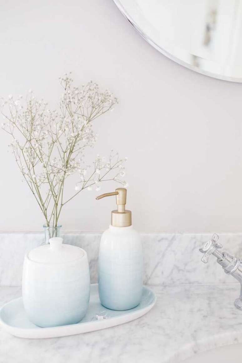 24. Kit de higiene para acessorios de banheiro &ndash; Foto Decor facil