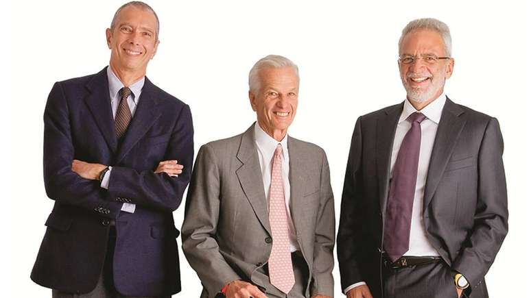 Carlos Alberto Sicupira, Jorge Paulo Lemann e Marcel Herrmann Telles, sócios da 3G Capital, principais acionistas da Americanas