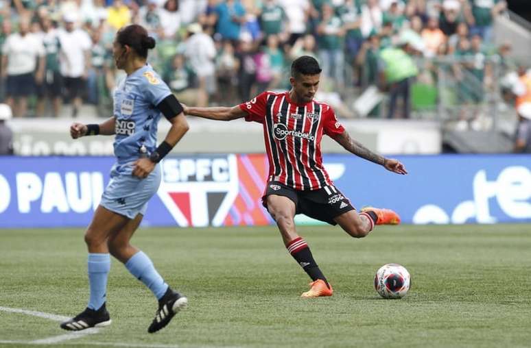 Nestor teve atuação elogiada no clássico de domingo (Foto: Rubens Chiri/São Paulo FC)