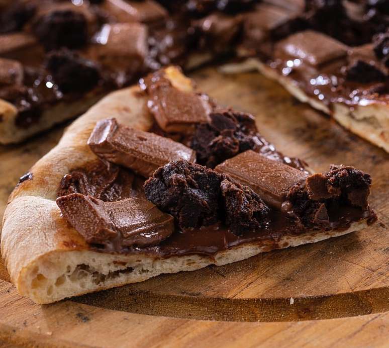 Pizza de Nutella, Brownie do Luiz e cholocate Lindt