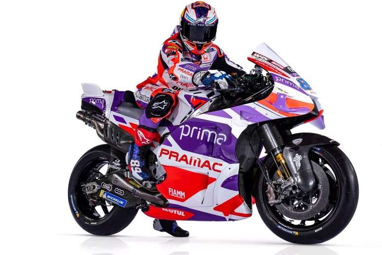 A moto da Pramac em 2023 