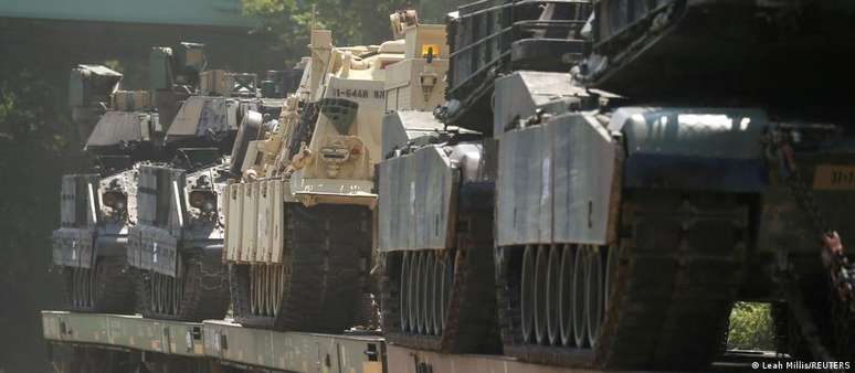 Washington anunciouo envio de 31 tanques M1 Abrams à Ucrânia 
