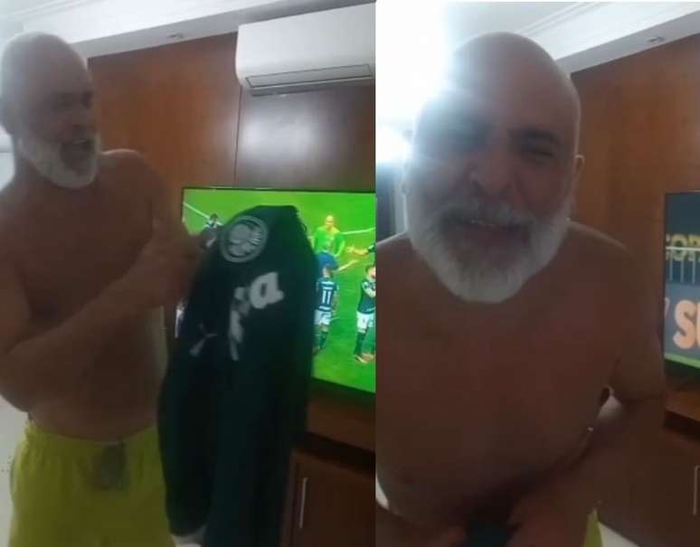 Em vídeo, ídolo do Palmeiras tira onda com flamenguistas: A pedra no sapato caro de vocês