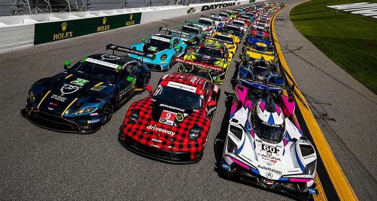 As 24h de Daytona terão 61 carros em 2023. 