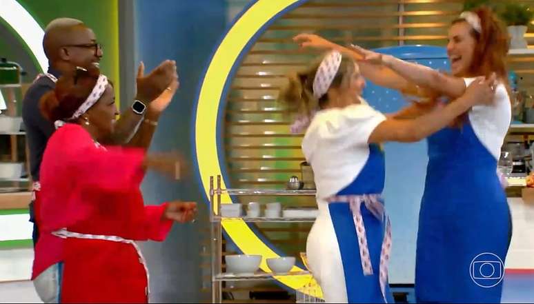 Mayana Neiva e sua m&atilde;e, Magdala, se deram melhor na disputa nas panelas