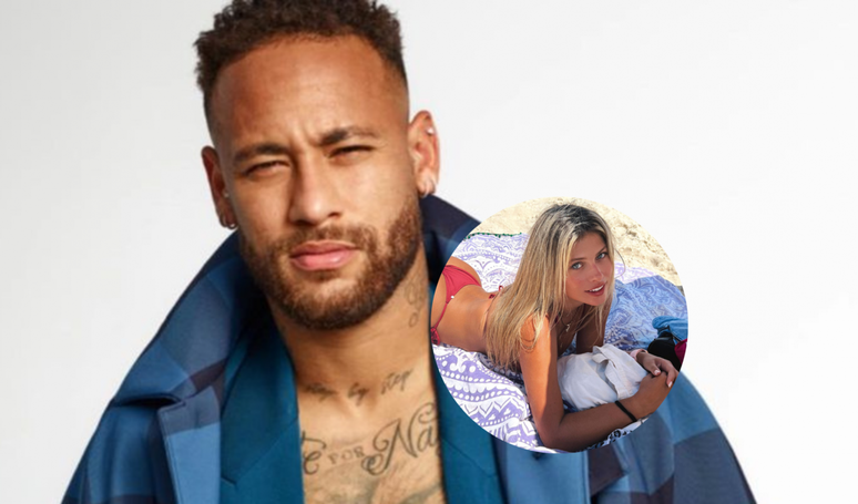 Neymar garantiu que a modelo Julia Cardones não esteve em sua casa.