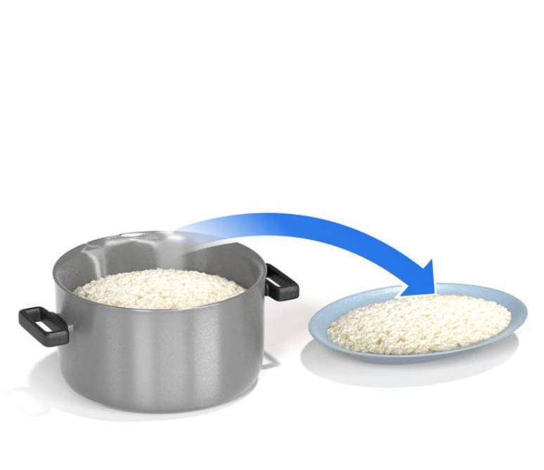 Brecar o cozimento do arroz pode ajud&aacute;-lo a desempapar.