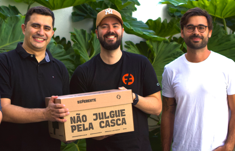 Da esquerda para a direita: Paulo Mon&ccedil;ores (CTO), Saulo Marti (CMO) e Eduardo Petrelli (CEO)