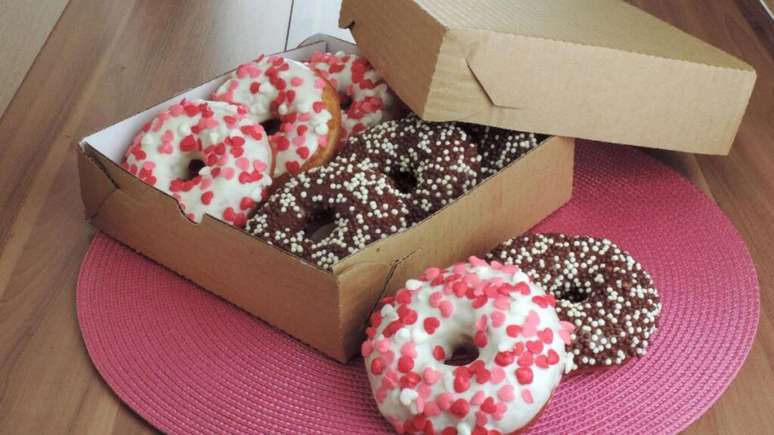 Donuts com chocolate